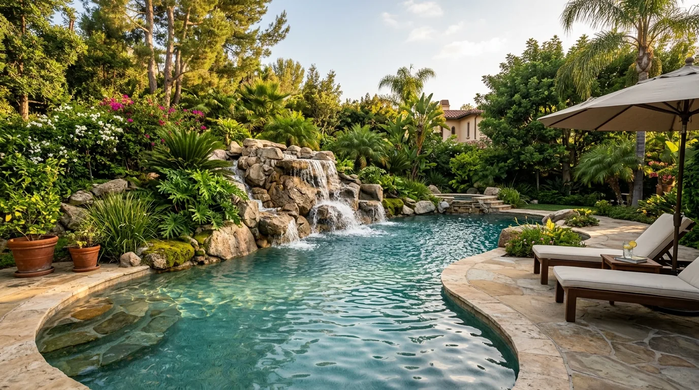 Modern Minimal Pool Landscape